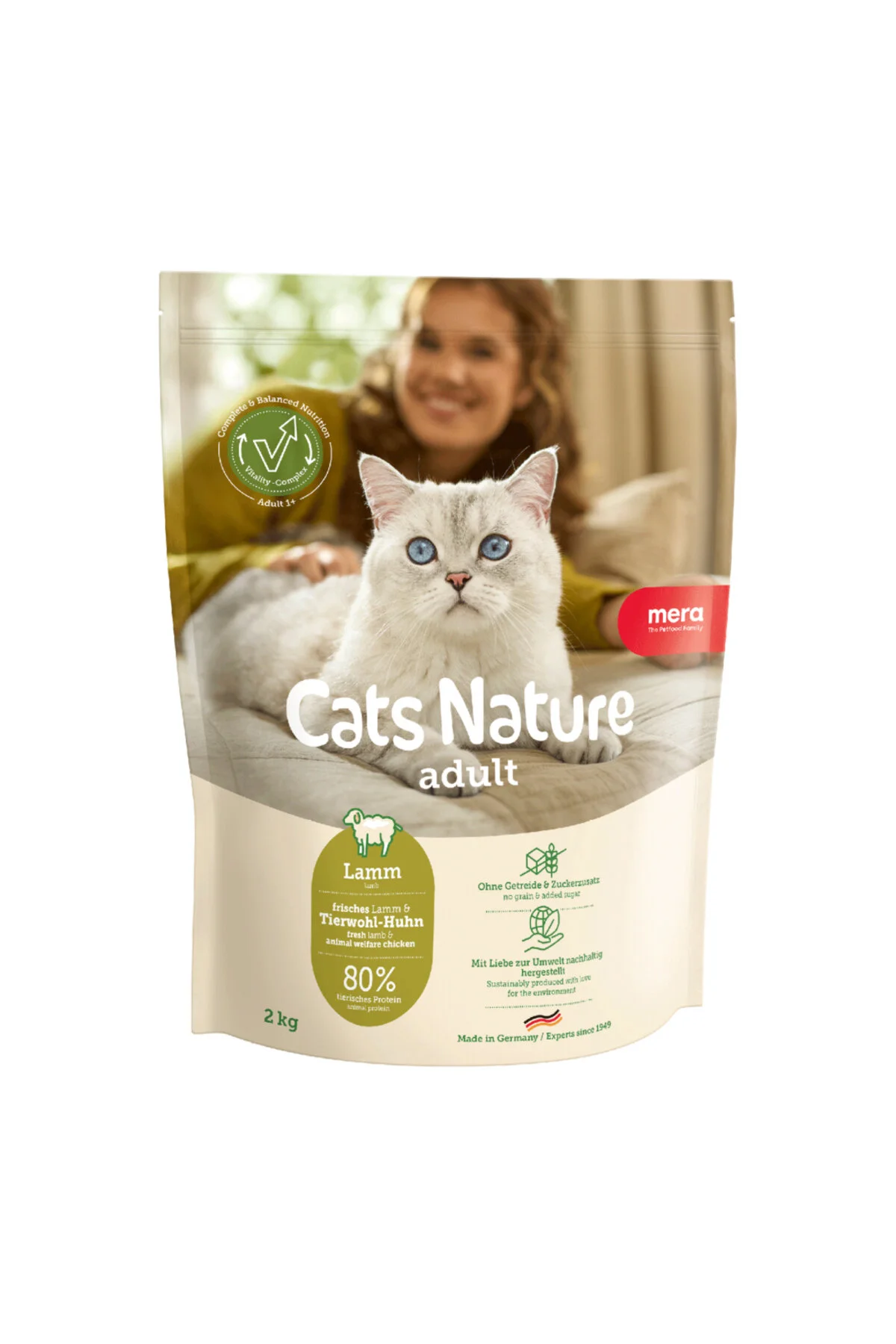 Cats Nature Tahılsız Kuzu Etli Yetişkin Kedi Maması 2 Kg
