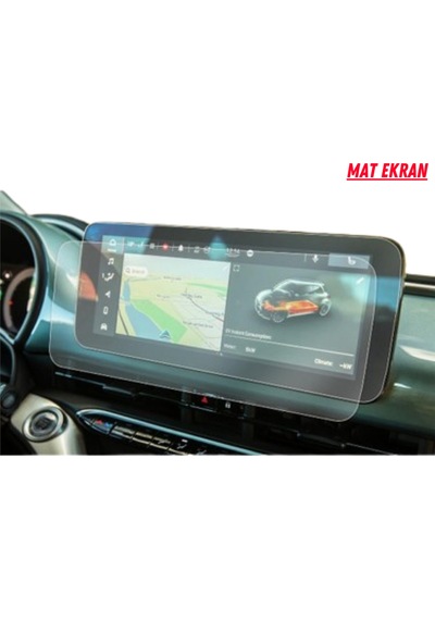 Fiat 500e 2021-2022-2023 Navigasyon Ve Multimedya Uyumlu Mat Ekran Koruyucu