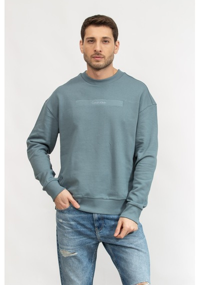 Calvin Klein Calvın Kleın Erkek Sweatshırt K10k113763-cfq K10k113763-cfq Mavi Mavi