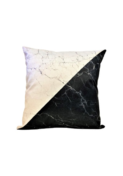 Dekoratif Kırlent Kılıfı-marble
