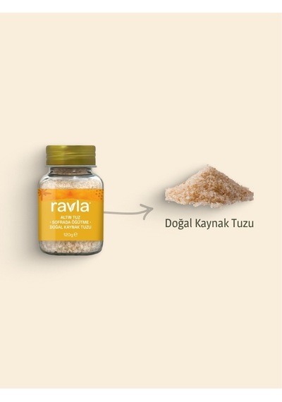 Ravla Altın Tuz Doğal Kaynak Tuzu 120 G