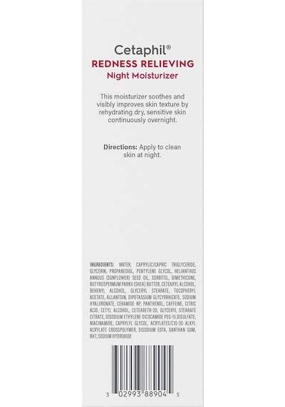 Cetaphil Kızarıklık Karşıtı Nemlendirici Gece Kremi 50 ML