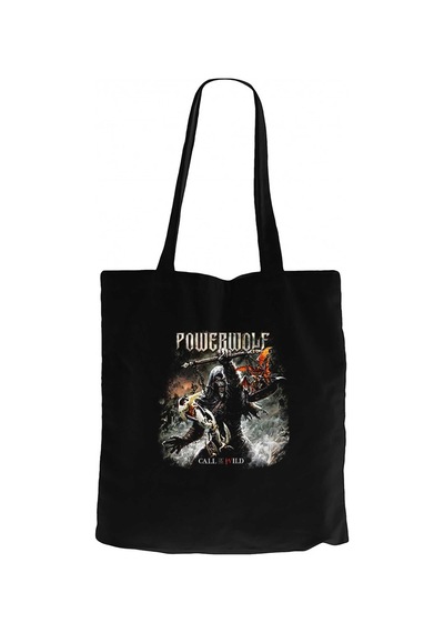 Powerwolf Call of The Wild Siyah Kanvas Bez Çanta