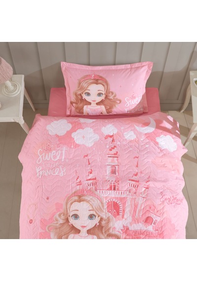 Clasy Tek Kişilik 4 Mevsim Kapitone Nevresim Seti Sweet Princess