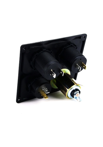Bfy Switch Panel 4'Lü Usb + Voltmetre + Ampermetre+ S.Çakmaklık +