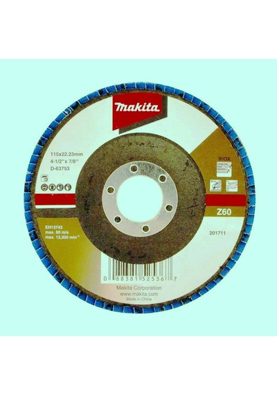Makita D-63753 Ekonomik Flap Disk 115 Mm 60 Kum Zirkiyum