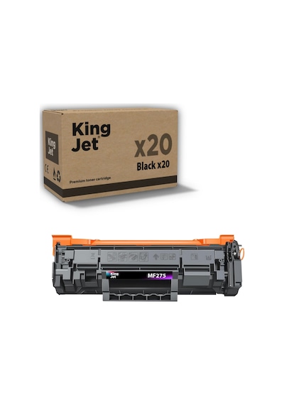 Kingjet Canon Uyumlu Mf275dw Standart Kapasiteli 20'li Paket Toner Çipli 071 / Crg-071
