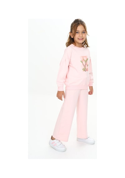 Toontoy Kids Toontoy Kız Çocuk Kol Büzgülü Lale Baskılı Eşofman Takım Pudra Toontoy Kids Toontoy Kız Çocuk Kol Büzgülü Lale Baskılı Eşofman Takım Pudra