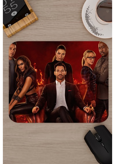 Lucifer V2 22x18 Gaming Kauçuk Kaymaz Taban Mouse Pad Fare Altlığı