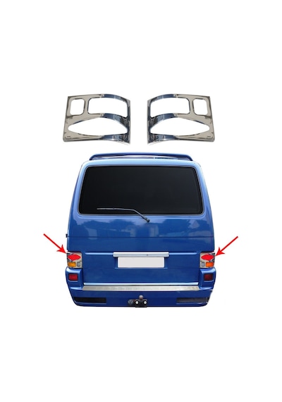 Vw Multivan T4 Krom Stop Çerçevesi 1995 - 2003 Arası Paslanmaz Çe N11.1857