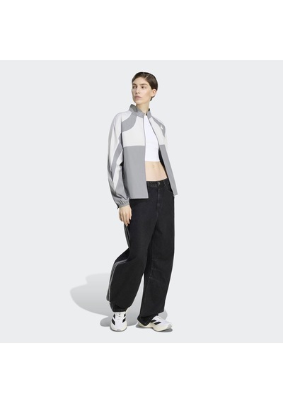 Adidas High Rise Barrel Kadın Siyah Jean Pantolon 052 Kq6474 Çok Renkli