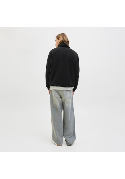 Jack & Jones Soho Erkek Siyah Sweatshirt 12279680-b Siyah