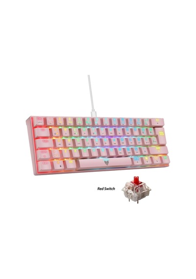 Blueforce Majesty 62 Tuşlu Red Switch RGB Mekanik Mini Oyuncu Klavye