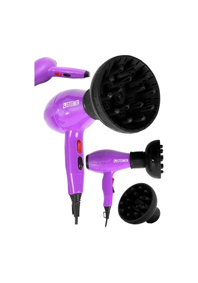 Tr Alman 3800 Watt Professional Saç Kurutma Makinesi Ac Motor Fön Makinesi + Difüzör + 2 Adet Başlık