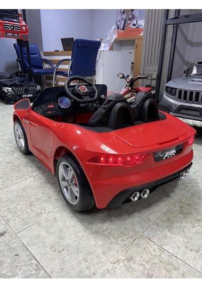 Akülü Araba Jaguar 12 Volt Kırmızı