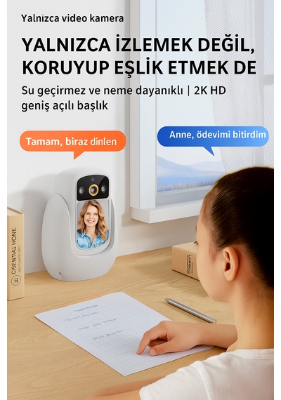 Hd Akıllı Kamera Wi-fi Destekli, Görüntülü Konuşma Özellikli
