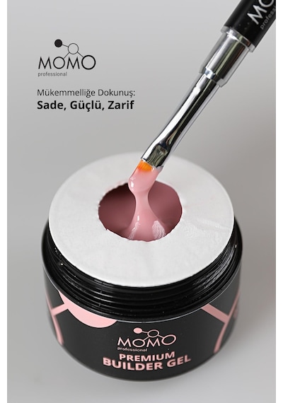 Momo Professional Premium Builder Gel Protez Tırnak Jeli No.07 Natural 10 gr