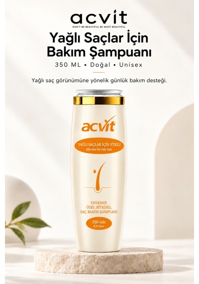 Yağlı Saçlar Için Ph Dengelemeye Yardımcı Doğal Bakım Şampuanı