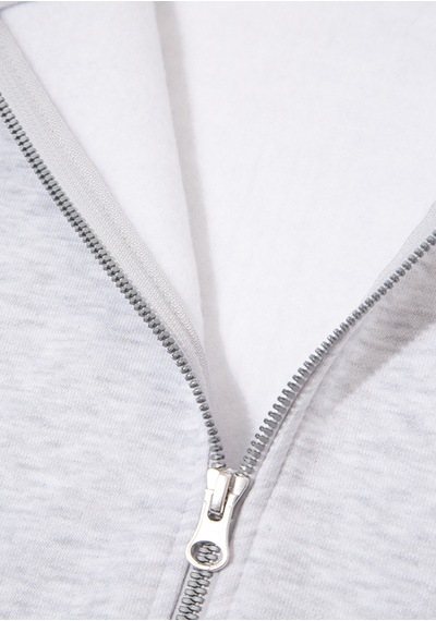 Mavi - Kapüşonlu Fermuarlı Gri Sweatshirt 1610221-80196 Gri