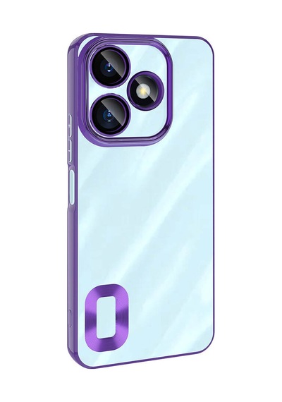 Xiaomi Redmi 13 4g Kılıf Kamera Lens Korumalı Logo Gösteren İnce Hafif Pazarplus Lila