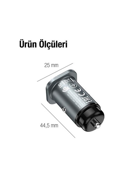 Hoco Nz4 Çift USB 24W Hızlı Şarj Araç Çakmaklık Şarj Adaptörü Oto Şarj Başlığı