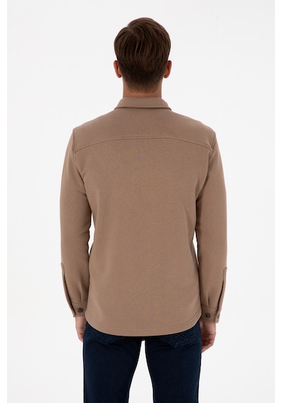 U.s. Polo Assn. Erkek Camel Gömlek Örme 50316673-vr015 Camel