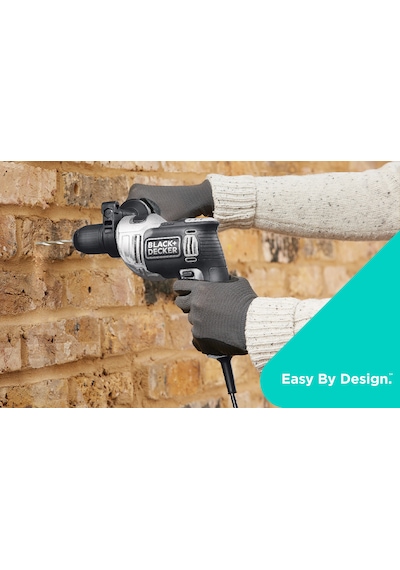 Black+Decker Silver Series BEH71A40SK-QS 710 W Darbeli Matkap + Kitbox