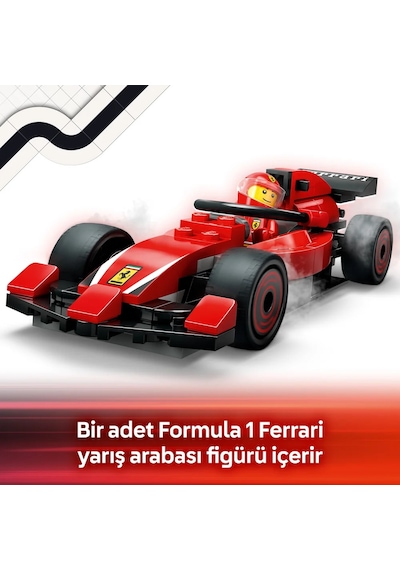 LEGO® City Ferrari Arabalı F1® Pit Stop ve Pit Ekibi 60443 - 6 Yaş ve Üzeri Çocuklar için Yarış Arabası İçeren Oyuncak Yapım Seti (322P) LEGO® City Ferrari Arabalı F1® Pit Stop ve Pit Ekibi 60443 - 6 Yaş ve Üzeri Çocuklar için Yarış Arabası İçeren Oyuncak Yapım Seti (322P)