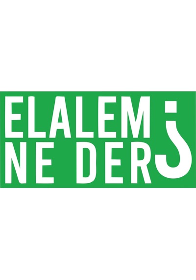 Elalem Ne Der Araba Sticker 17x17 Cm Yeşil