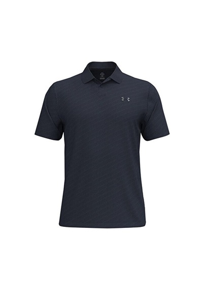 Under Armour Ua Matchplay Printed Polo Erkek Günlük Polo Tişört 1377377-423 Mavi Mavi