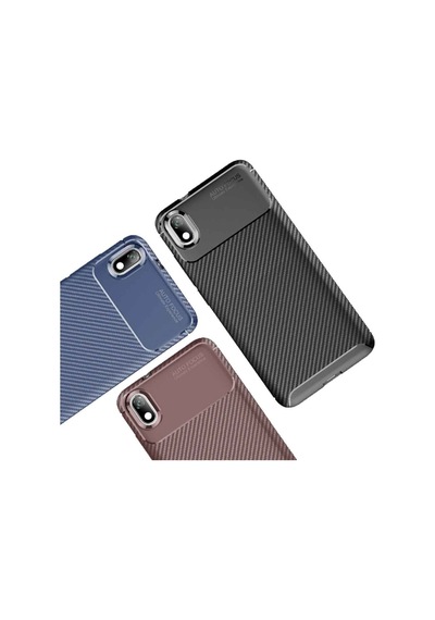 Xiaomi Redmi 7a Karbon Desenli Negro Silikon Kılıf