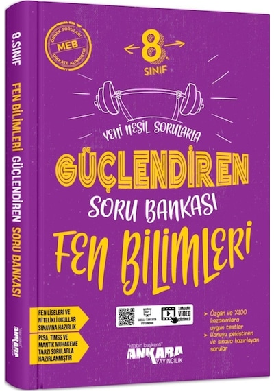 Ankara Yayınları 8. Sınıf Lgs Fen Bilimleri Güçlendiren Soru Bank N11.4676