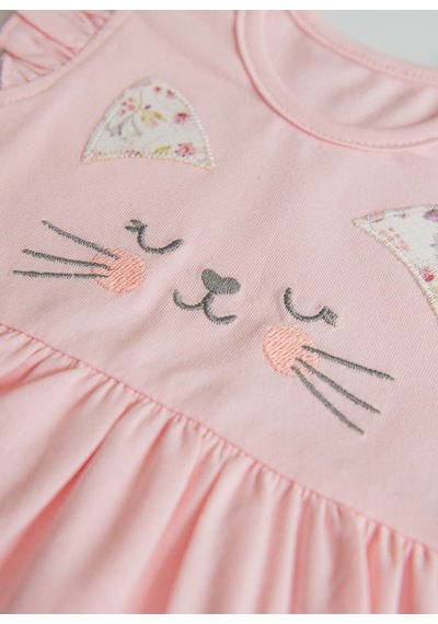 KitiKate Organik Kiki Elbise Pembe
