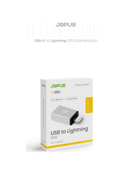 Jopus İphone Lightning To Usb 3.0 Otg Veri Aktarımı Otg Çevirici Dönüştürücü Adaptör Diğer