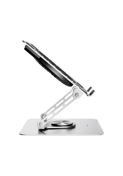 Addison Ad-rc35 360 Derece Dönebilen Fanlı Rgb Işıklı Ayarlanabilir Metal Laptop Stand