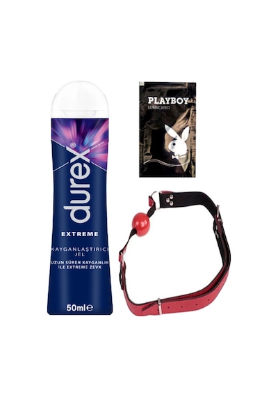Durex Extreme Analjel 50 Ml + Kırmızı Deri Ağız Topu + Hediye