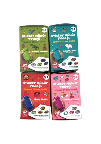 Bubu Sticker Mühür Yedeği 160lı - 1 Set
