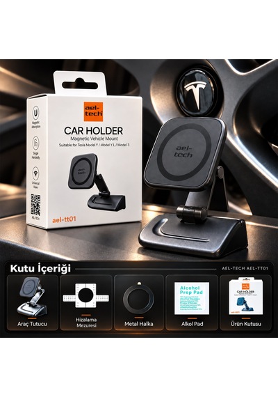 Tesla Model Y/model Y L/model 3 Uyumlu Gri Telefon Tutucu