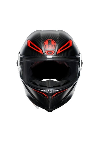 Agv Pista Gp Rr Carbon Motosiklet Kaskı Kırmızı - Siyah