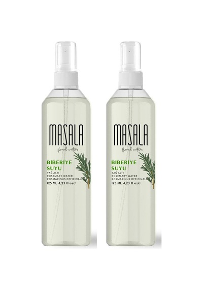 Masala Biberiye Suyu 125 Ml X 2 Adet - Rosemary Floral Water -biberiye Suyu Sebum Ve Yağ Dengeleyici Hidrosol Sku: Smg8690010444905