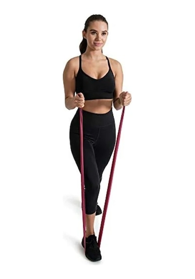 Dayanıklı 3'lü Pilates Bant Seti - Farklı Renk Seçenekleri Açık Bej