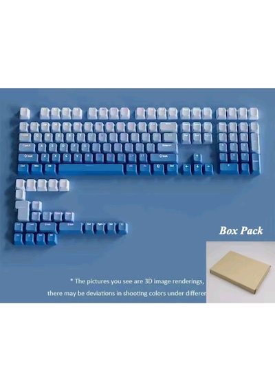 Gradient Mekanik Klavye Oem Profil Rgb Tuş Takımı Pbt