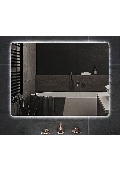 60X70 CM Ledli Ayna Banyo Aynası Dekoratif Ayna Boy Ayna Salon Du