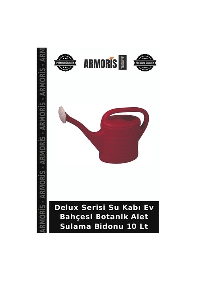 Delux Serisi Su Kabı Ev Bahçesi Botanik Alet Sulama Bidonu 10 Lt