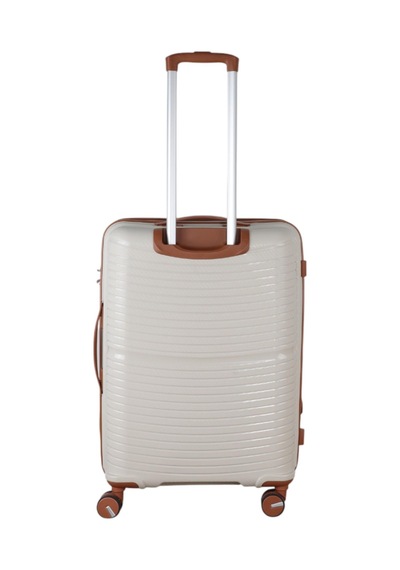 Mçs Group V379 Aura Y.üretim Pp Valiz 65 Cm S21yy100014265 11139 Kemik/kahverengi