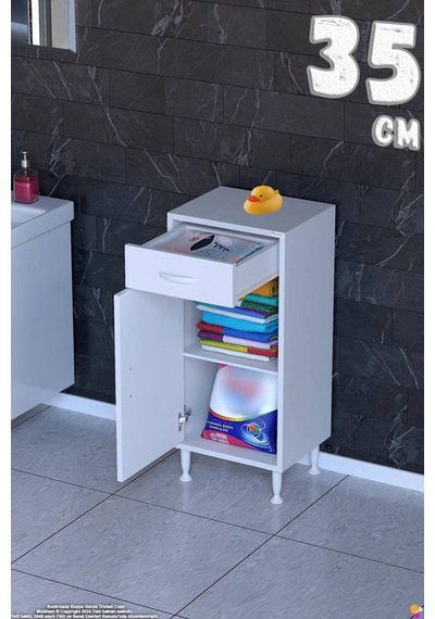 Emir 35 Cm Çok Amaçlı 1 Çekmeceli 1 Kapaklı 1 Raflı 2 Bölmeli Dolap 35 Cm Emir 35 Cm Çok Amaçlı 1 Çekmeceli 1 Kapaklı 1 Raflı 2 Bölmeli Dolap 35 Cm