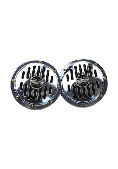 Dı Dıt Korna 12v Rölesiz Super Ton Büyük Krom Set / Ssko71