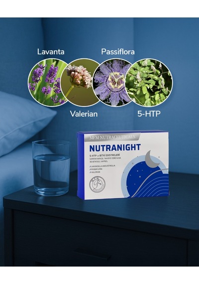 Mfm Nutranight 5-htp Ve Bitki Ekstreleri İçeren 30 Bitkisel Kapsül