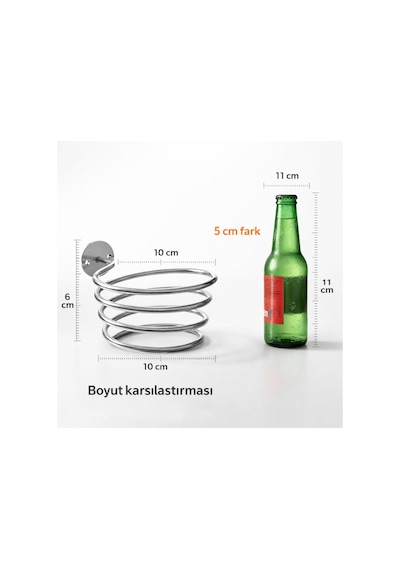 Transformacion Gümüş Metal Fön Makinesi Askısı Duvara Monte Saç Kurutma Makinesi Tutucu 719681