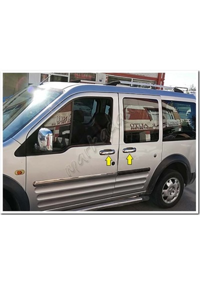 Woc Chrome Ford Connect Krom Kapı Kolu 2002-2014 4 Kapı Paslanmaz